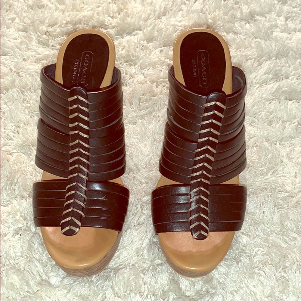 Coach Wedges Size 7